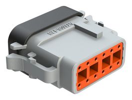 AMPHENOL SINE/TUCHEL ATM06-12SA-SS01 Automotive Connector Housing, ATM Series, Plug, 12 Positions
