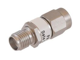 FAIRVIEW MICROWAVE FMAT7620-7 7 DB FIXED ATTENUATOR SMA MALE -PLUG TO SMA FEMALE -JACK DC TO 18 GHZ RATED TO 2 WATT STAINLESS STEEL BODY 1.3:1 VSWR