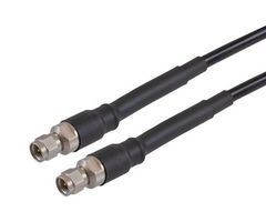FAIRVIEW MICROWAVE FMCA100013-18 LOW LOSS SPACE SMA FEMALE BULKHEAD TO SMA FEMALE BULKHEAD CABLE FM-R200LL COAX IN 18 INCH