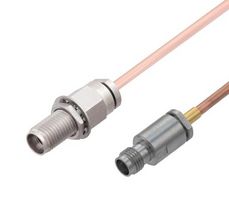 FAIRVIEW MICROWAVE FMCA100199-6 2.92MM FEMALE BULKHEAD TO 1.85MM FEMALE CABLE RG405 TYPE .086 SEMI-RIGID COAX IN 6 INCH