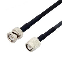 FAIRVIEW MICROWAVE FMCA100209-24 LOW LOSS TNC MALE TO BNC MALE CABLE LMR-240-UF COAX IN 24 INCH