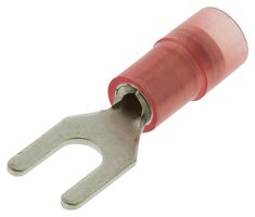 HOFFMAN PRODUCTS FND2216S3A Fork / Spade Tongue Terminal, FND Series, 22AWG to 16AWG, M3.5, #6, Nylon 6.6 (Polyamide 6.6)