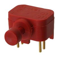 GRAYHILL 39-261 RED Pushbutton Switch, 39 Series, SPDT, Momentary, Round, Red