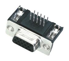 HARTING 09563527613 D Sub Connector, High Density, Receptacle, 44 Contacts, DB, Solder