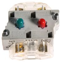 EATON CUTLER HAMMER 10250T1P Contact Block, 6 A, 120 V, 2 Pole, Screw