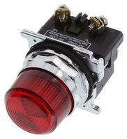 EATON CUTLER HAMMER 10250T197LRP24 LED Panel Mount Indicator, Red, 24 V, 30.5 mm, NEMA 3, 3R, 4, 4X, 12, 13