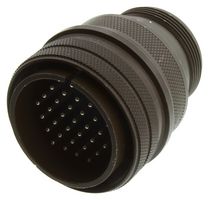 AMPHENOL INDUSTRIAL MS3106A28-21P Circular Connector, MIL-DTL-5015 Series, MS3106 Series, Straight Plug, 37 Contacts, Solder Pin