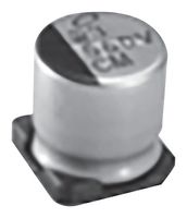 NICHICON UCM1H221MNL1GS SMD Aluminum Electrolytic Capacitor, Radial Can - SMD, 220 µF, 50 V, 2000 hours @ 105°C, Polar