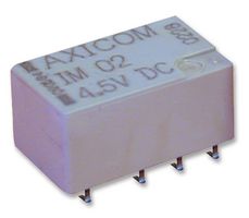TE CONNECTIVITY - AXICOM 4-1462037-8 Relevador de Señal, 24 VDC, DPDT, 2 A, Serie IM, Montaje Superficial, Sin Enclavamiento