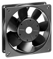 EBM-PAPST 5112N DC Axial Fan, 12 V, Square, 135 mm, 38 mm, Ball Bearing, 147.1 CFM