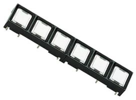 GRAYHILL 87HC3-201 Keypad, 87 Series, 1 x 6, PC (Polycarbonate), 10 mA, 24 V