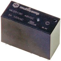 MULTICOMP PRO MC25117 Power Relay, DPDT, 12 VDC, 5 A, MC25 Series, Through Hole