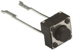 MULTICOMP PRO MC32879 Tactile Switch, MCDTST-6 Series, Top Actuated, Through Hole, Round Button, 100 gf, 50mA at 12VDC