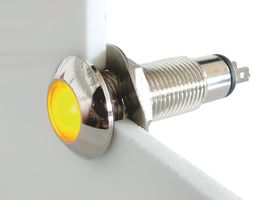 MARL 537-997-63 LED Panel Mount Indicator, Cool White, 28 V, 8.1 mm, 16 mA, 14 cd, IP67