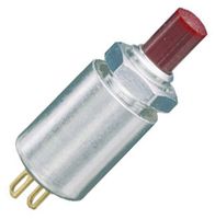 GRAYHILL 39-12 Pushbutton Switch, 39 Series, SPST-NO, On-Off, Red