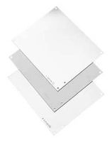 NVENT HOFFMAN A90P36F1 Panel, Enclosure, Steel, White, Free Standing Enclosures w/ Mounting Channels, 1981 mm, 813 mm