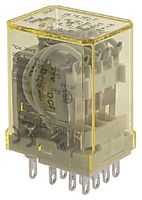 IDEC RY4SUDC6V Power Relay, 4PDT, 6 VDC, 5 A, RY Series, Socket, Non Latching