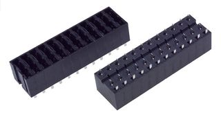 LITTELFUSE 04820012ZXB Fuseholder, Indicating, 12 Fuses, 15 A, 125 VAC, 125 VDC, Pin