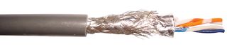BELDEN 8332 060100 Multipair Cable, Computer, Shielded, 2 Pair, 24 AWG, 100 ft, 30.48 m