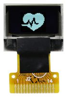 MIDAS DISPLAYS MCOT064032A1V-WI Graphic OLED, 64 x 32 Pixels, White on Black, 3V, I2C, 14.5mm x 11.6mm, -40 °C