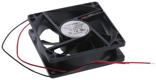 MULTICOMP PRO MC002110 Ventilador axial de CD, 12 V, Cuadrado, 80 mm, 25 mm, Rodamiento de Manga, 38.6 CFM