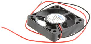 MULTICOMP PRO MC002111 DC Axial Fan, 12 V, Square, 50 mm, 11 mm, Sleeve Bearing, 10.43 CFM