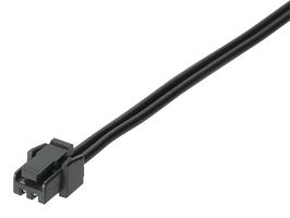 MOLEX 45111-0206 Cable Assembly, Micro-Lock PLUS 2 Position Receptacle, Micro-Lock PLUS 2 Position Receptacle