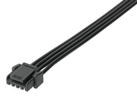 MOLEX 45111-0402 Cable Assembly, Micro-Lock PLUS 4 Position Receptacle, Micro-Lock PLUS 4 Position Receptacle