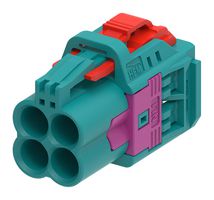MOLEX 207911-8430 RF / Coaxial Connector, Key Z, w/CPA, Water BLU, Mini FAKRA Coaxial, Straight Jack, Crimp, 50 ohm