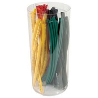 MULTICOMP PRO 21-19540 Heat Shrink Tubing, 2:1, Multicolor, 6 ", 152.4 mm