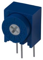 BOURNS 3339H-1-201LF Trimmer, Multi Turn, Cermet, Top Adjust, 200 ohm, Through Hole, 4 Turns