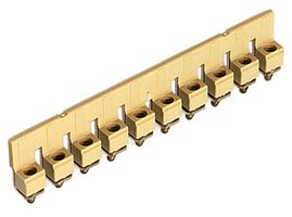 WEIDMULLER 0368700000 Jumper (Bus bar), Puente, Terminales Modulares, 10 Posiciones, Serie Type 036870 Q10 (SAK2.5)