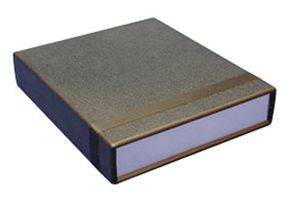 HAMMOND 1598RHBK Plastic Enclosure, Flame Retardant, Aluminum End Panels, Instrument, ABS, 40.13 mm, 200 mm, 280 mm