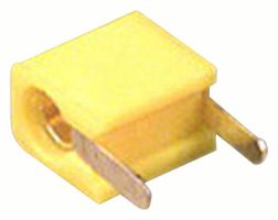 JOHNSON - CINCH CONNECTIVITY 105-1107-001 Test Jack, 2mm Standard Tip Plug, 5 A, 1.32 mm, 2.1 kV, Yellow