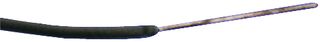 ALPHA WIRE 2853/1 BK005 Wire, Solid, Hook Up, PTFE, Black, 26 AWG, Solid, 30.5 m