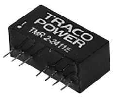 TRACO POWER TMR 2-4812E Isolated Through Hole DC/DC Converter, 2:1 Input, ITE, SIP, 2:1, 2 W, 1 Output, 12 V