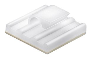 WURTH ELEKTRONIK 523220000 Sujetador, Clip de Cable con Adhesivo, 4.4 mm, Nylon 6.6 (Polyamide 6.6), Natural, 16 mm, 15.6 mm