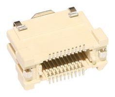 MOLEX 52901-0274 Conector Mezzanine, Receptáculo, 0.635 mm, 2 Líneas, 20 Contactos, Montaje Superficial