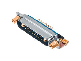 POSITRONIC CBD24W7F20000 Combination Layout D Sub Connector, Power Contacts Not Included, CBD Series, DD-24W7, Receptacle