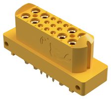POSITRONIC GFSH89F3H/AA Rectangular Power Connector, 17 Contacts, GFSH Series, Panel PCB Mount, Through Hole Straight
