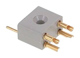 POSITRONIC GF3F1MASCR Rectangular Power Connector, 4 Contacts, GF Series, Panel Mount, Solder Cup, 7.14 mm