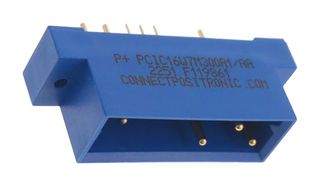 POSITRONIC PCIC16W7M300A1/AA Rectangular Power Connector, 7Pwr + 9Sig, 16 Contacts, PCIC Series, PCB Mount