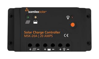 SAMLEX MSK-20A Solar Charge Controller, 20 A, 12 V/24 V Lead Acid Batteries, MSK Series