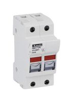LOVATO ELECTRIC FB01F2PL Fuse Holder, DIN Rail, 2 Fuse, 32 A, 690 VAC, Screw, Status Indicator, 10mm x 38mm