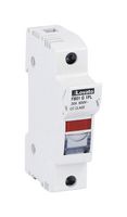 LOVATO ELECTRIC FB01G1PL Fuse Holder, DIN Rail, 1 Fuse, 30 A, 690 VAC, Screw, Status Indicator, 10mm x 38mm