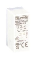 LOVATO ELECTRIC HR302CA024 Power Relay, DPDT, 24 VAC, 8 A, HR302C Series, Through Hole, Non Latching