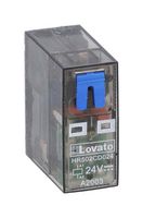 LOVATO ELECTRIC HR502CA110 Power Relay, DPDT, 110 VAC, 8 A, HR502C Series, Through Hole, Non Latching
