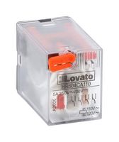 LOVATO ELECTRIC HR604CA024 Power Relay, 4PDT, 24 VAC, 5 A, HR604C Series, DIN Rail, Non Latching