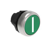 LOVATO LPCB106 Switch Actuator, Spring Return, Flush, Blue, Lovato PLatinum Series 22mm Pushbutton Switches