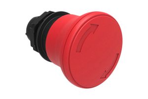 LOVATO ELECTRIC LPCB2104 Switch Actuator, Spring Return, Extended, Red, Lovato PLatinum Series 22mm Pushbutton Switches